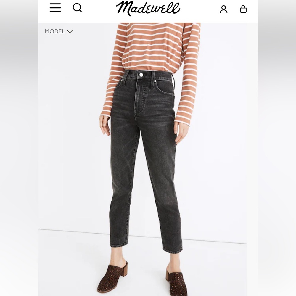 The Perfect Vintage Ankle Jean in Claybrook Wash in size 26